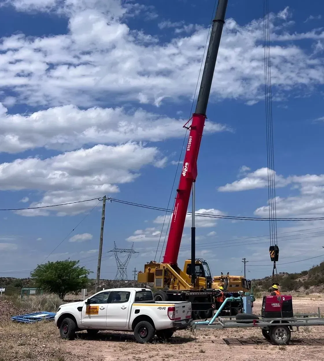 Pesca y recuperación de una electrobomba en un pozo de agua